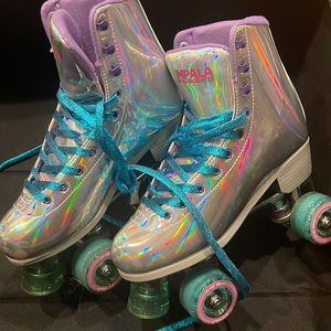 Size 10 Impala Iridescent/Rainbow Rollerskates